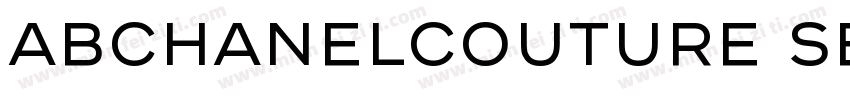 ABChanelCouture Semibold字体转换